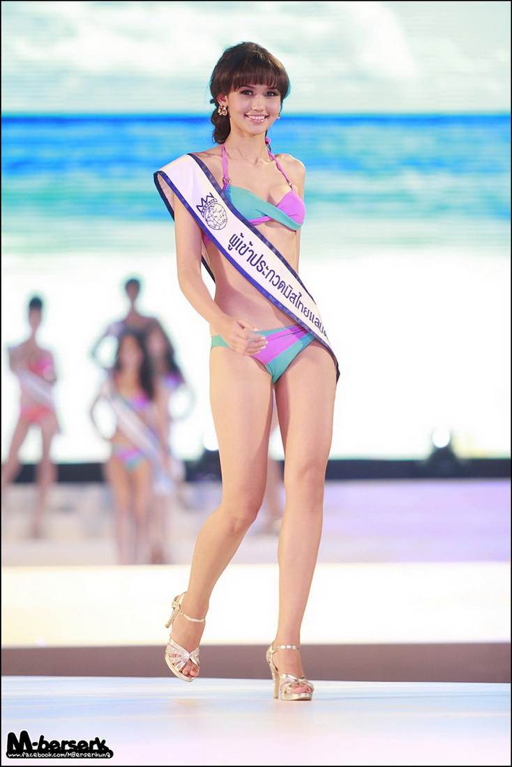 miss thailand world 2012 ชุดว่ายน้ำ