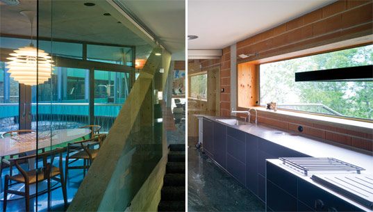 Sustainable House in Spain - unusual design in concrete, glass and timber