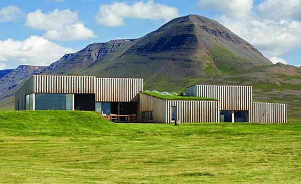 Sustainable House in Iceland - Grass-Topped House at the Arctic Circle