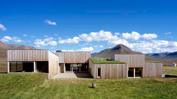 Sustainable House in Iceland - Grass-Topped House at the Arctic Circle