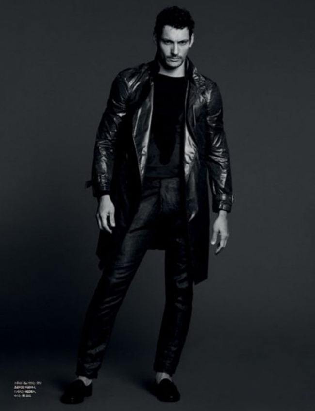L'OFFICIEL HOMMES KOREA: DAVID GANDY BY PHOTOGRAPHER DAVID ROEMER