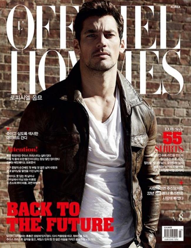 L'OFFICIEL HOMMES KOREA: DAVID GANDY BY PHOTOGRAPHER DAVID ROEMER