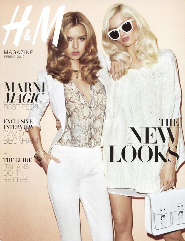 H&M MAGAZINE: ABBEY LEE KERSHAW & JOSEPHINE SKRIVER IN "READY STEADY GOLD" BY PHOTOGRAPHER TERRY RIC