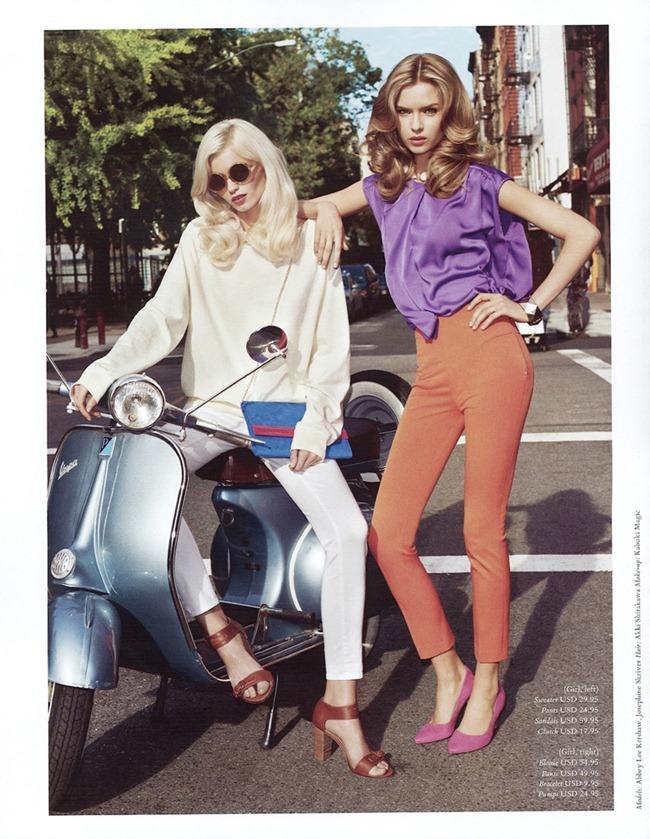 H&M MAGAZINE: ABBEY LEE KERSHAW & JOSEPHINE SKRIVER IN "READY STEADY GOLD" BY PHOTOGRAPHER TERRY RIC