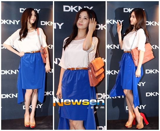 ซอฮยอน-ซูยอง (SNSD) พร้อมคนบันเทิง ร่วมงานแฟชั่น DKNY '2012 SS Fashion Show'