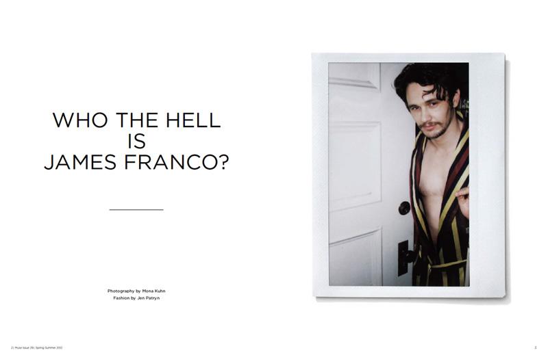 James Franco @ Muse Magazine S/S 2012