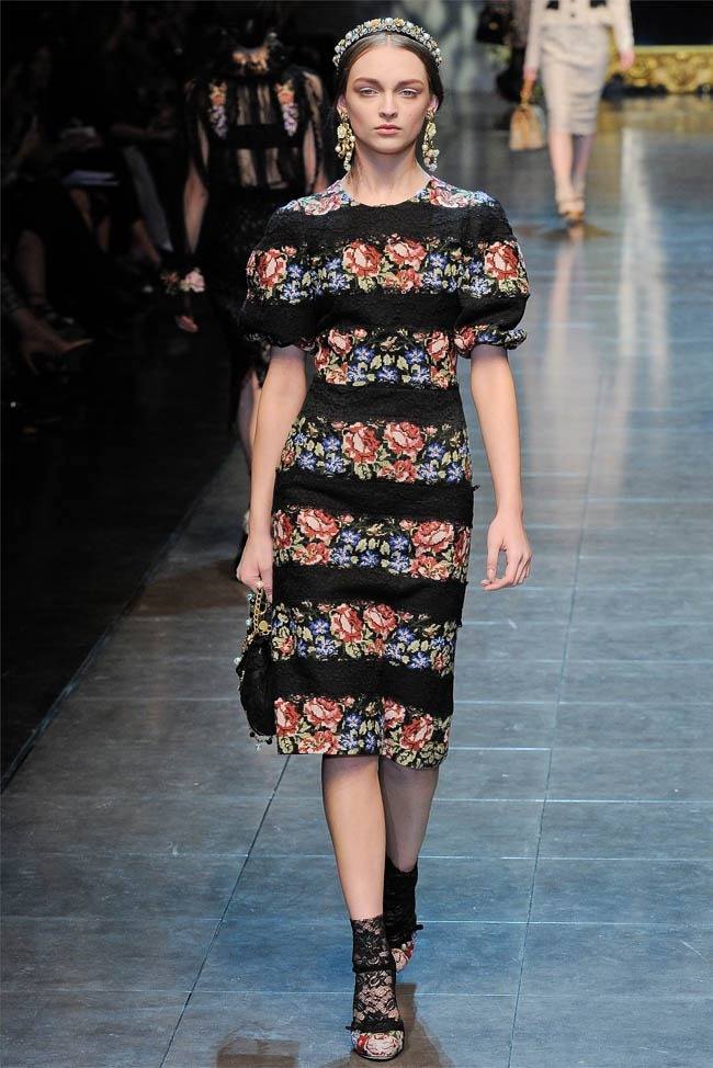 MILAN FASHION WEEK: DOLCE & GABBANA FALL 2012