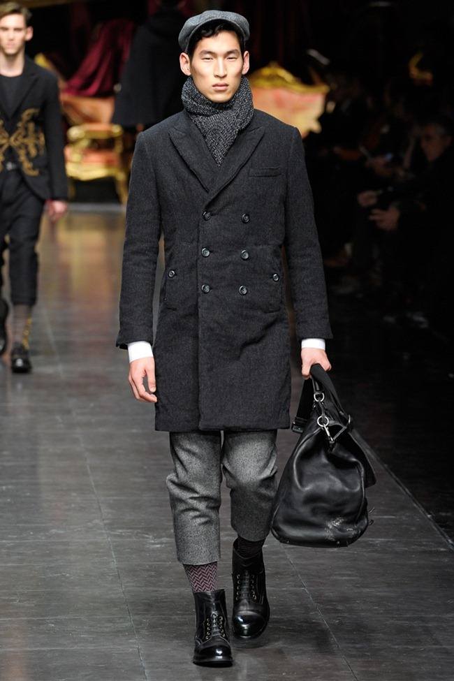 MILAN FASHION WEEK: DOLCE & GABBANA MEN'S FALL 2012