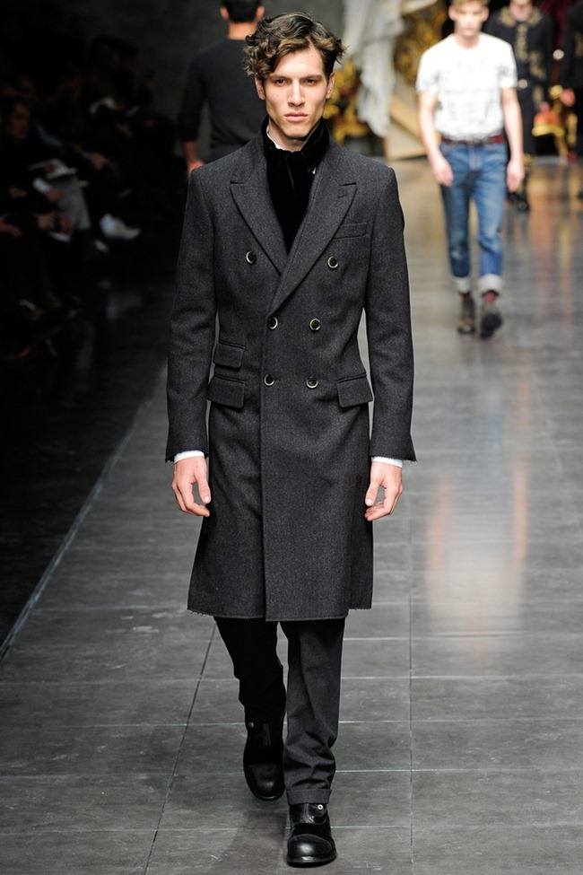 MILAN FASHION WEEK: DOLCE & GABBANA MEN'S FALL 2012