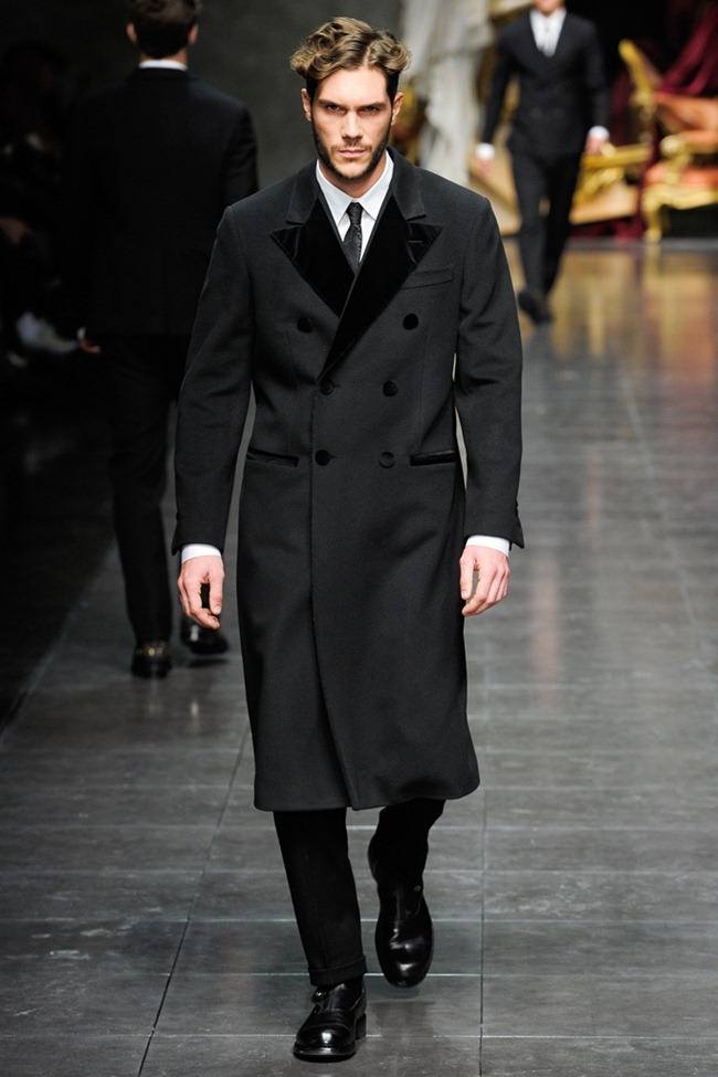 MILAN FASHION WEEK: DOLCE & GABBANA MEN'S FALL 2012