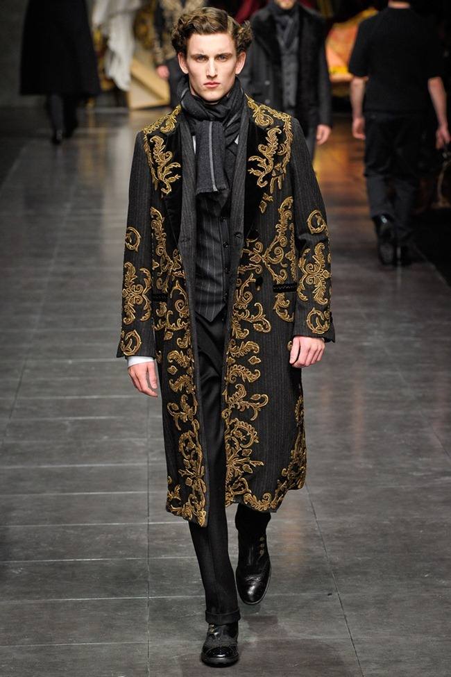 MILAN FASHION WEEK: DOLCE & GABBANA MEN'S FALL 2012