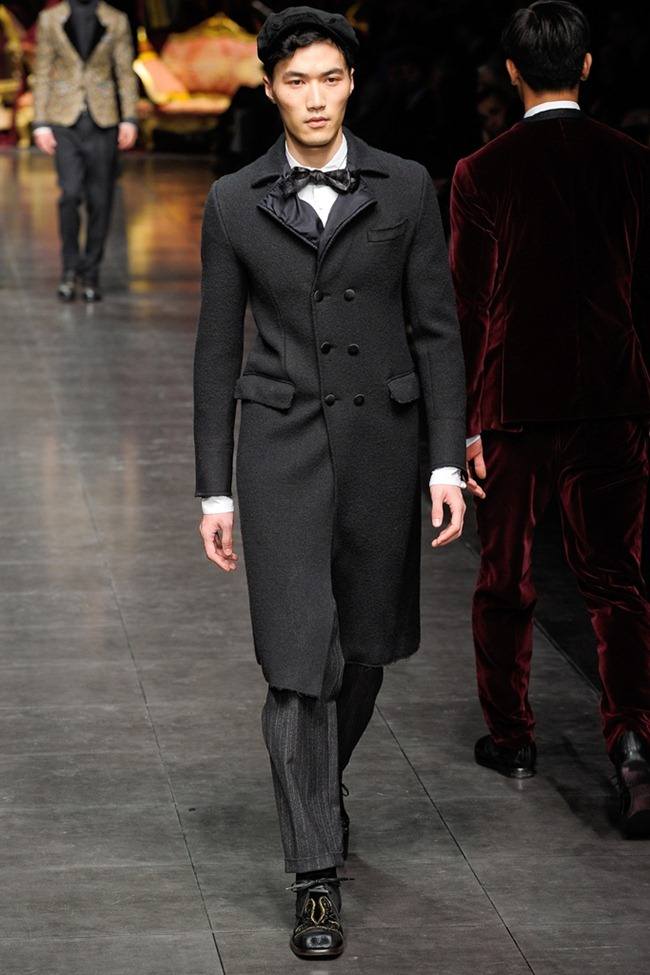 MILAN FASHION WEEK: DOLCE & GABBANA MEN'S FALL 2012