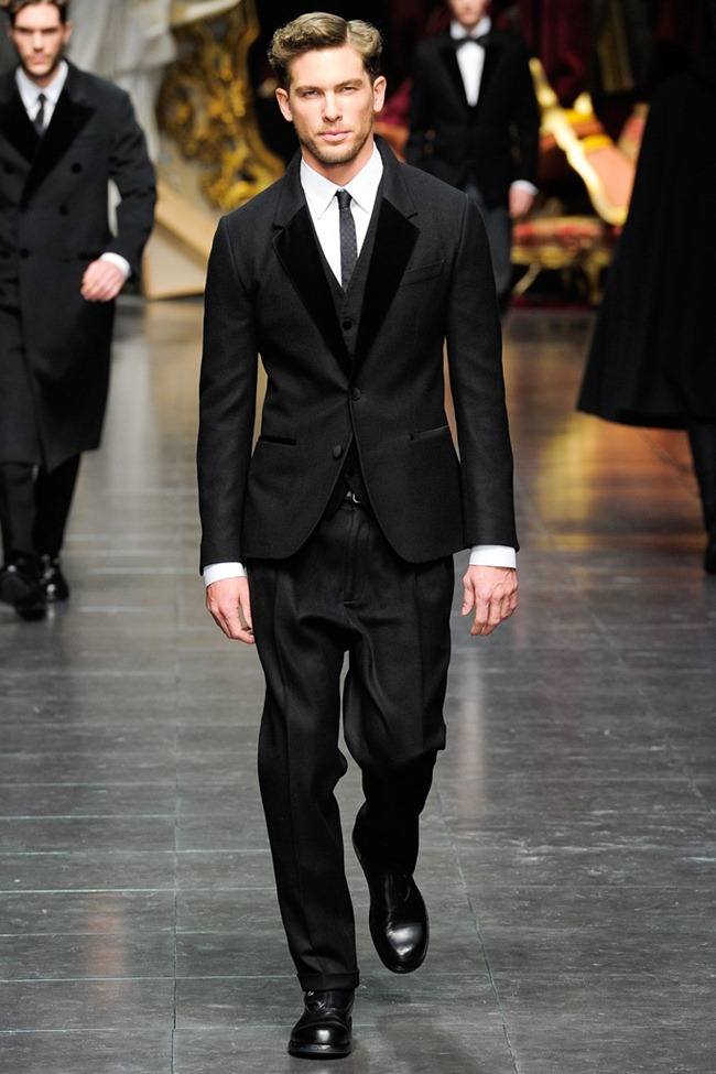 MILAN FASHION WEEK: DOLCE & GABBANA MEN'S FALL 2012