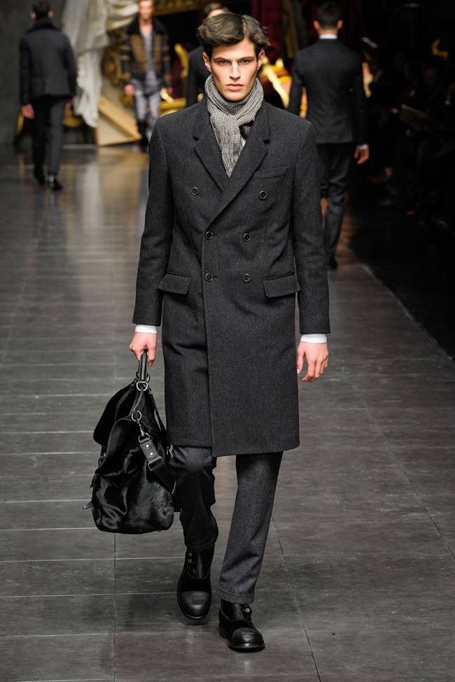 MILAN FASHION WEEK: DOLCE & GABBANA MEN'S FALL 2012