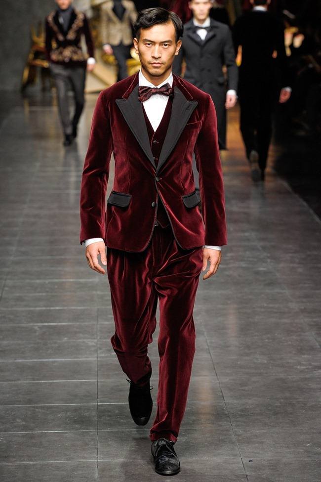 MILAN FASHION WEEK: DOLCE & GABBANA MEN'S FALL 2012