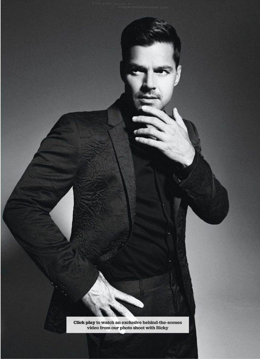 Ricky Martin @ The Advocate April 2012