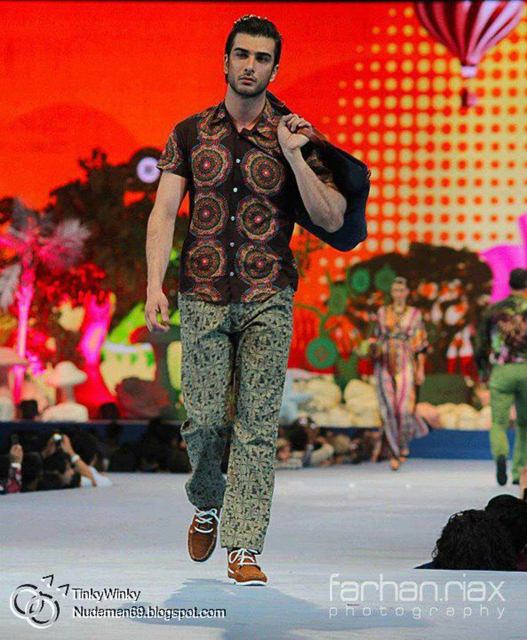 หนุ่มหล่อ Imran abbas ในงาน Splash Fashion Festival ที่Dubai