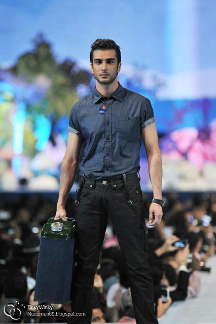 หนุ่มหล่อ Imran abbas ในงาน Splash Fashion Festival ที่Dubai