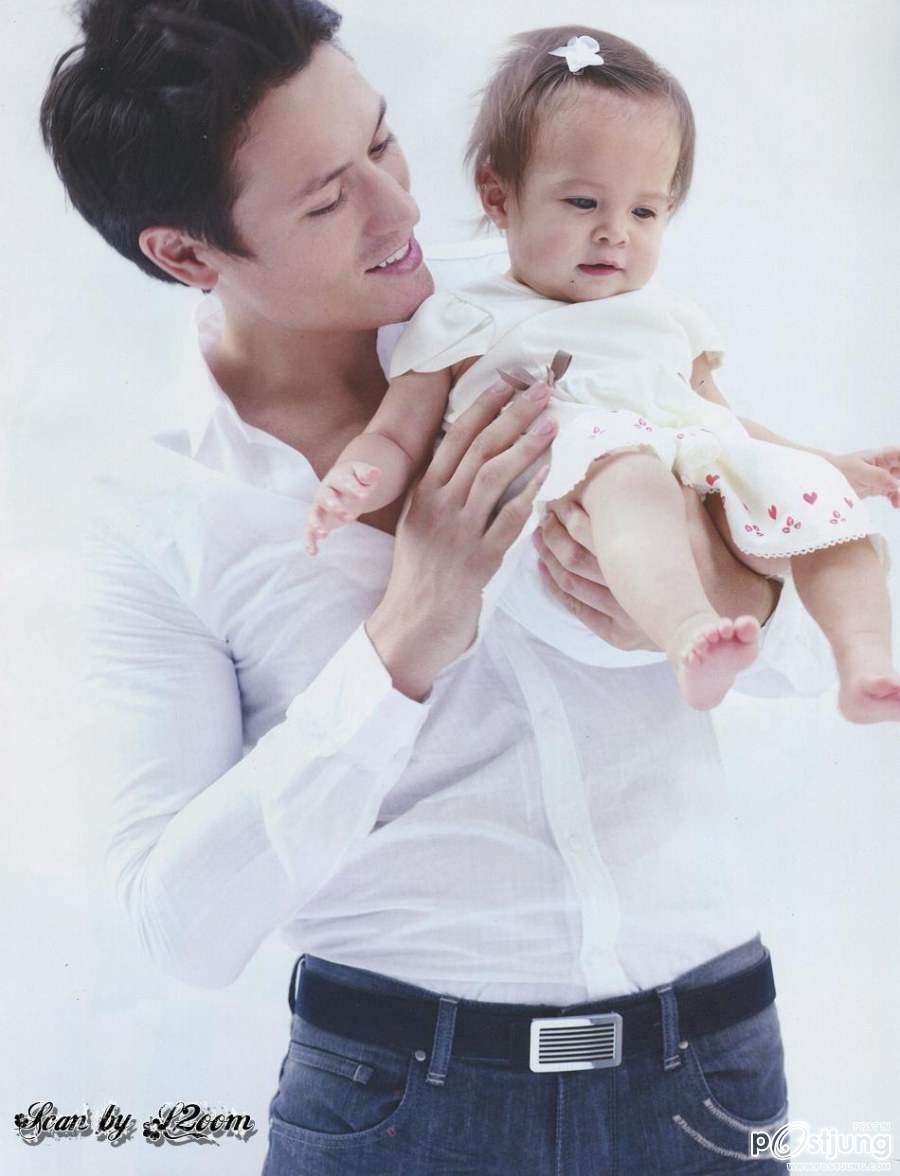 พอลล่า-เอ็ดเวิร์ด และน้องไลลา @ กุลสตรี vol.41 no.990 April 2012