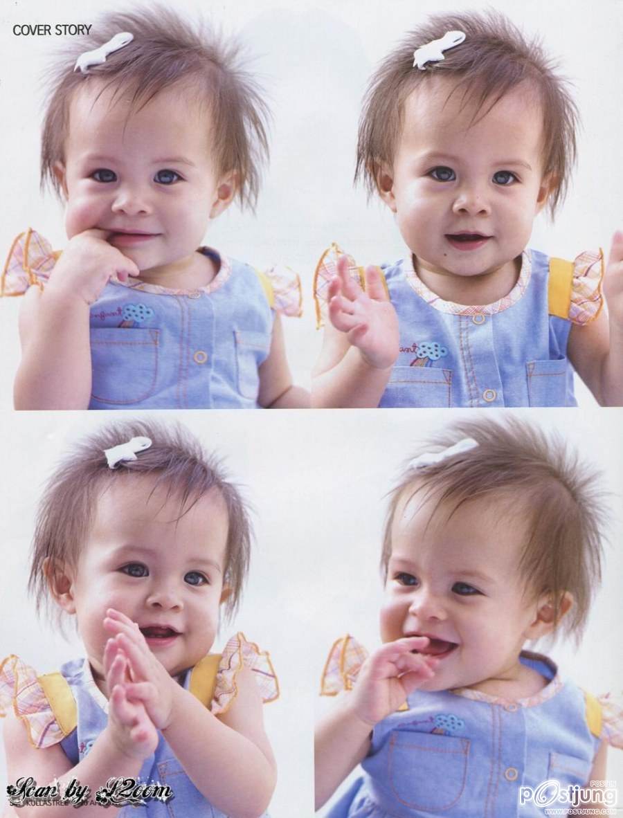 พอลล่า-เอ็ดเวิร์ด และน้องไลลา @ กุลสตรี vol.41 no.990 April 2012