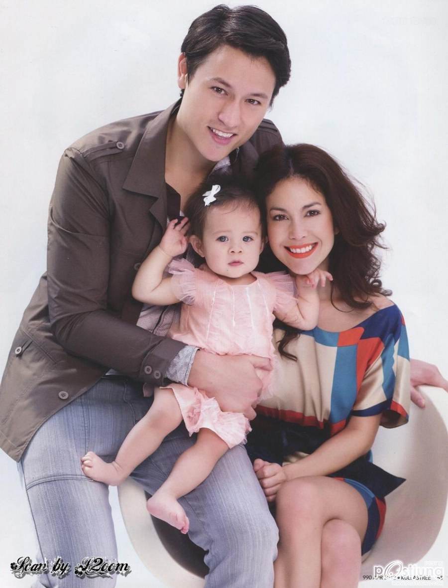 พอลล่า-เอ็ดเวิร์ด และน้องไลลา @ กุลสตรี vol.41 no.990 April 2012