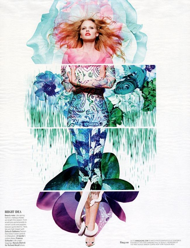 เท่มาก W MAGAZINE: LARA STONE IN "THE EVERCHANGING FACE OF BEAUTY" BY PHOTOGRAPHER SOLVE SUNDSBO