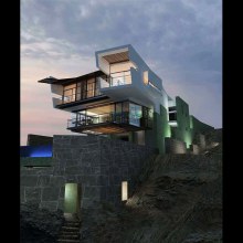 Peru Modern Architecture - if only I could decide what's more fascinating: the house or the location