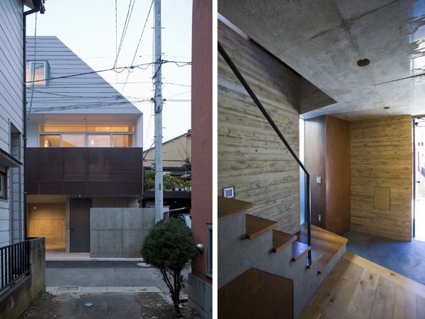 Japanese House Design – three-wall design houses 24 sound proof rooms!