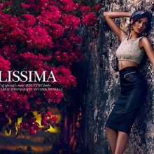 FLARE MAGAZINE: BRUNA TENORIO IN  BELLISSIMA  BY PHOTOGRAPHER CHRIS NICHOLLS