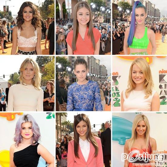 วันนี้เอาภาพแฟชั่นจากงาน 2012 Kids' Choice Awards มาให้ชมกันค่ะ
