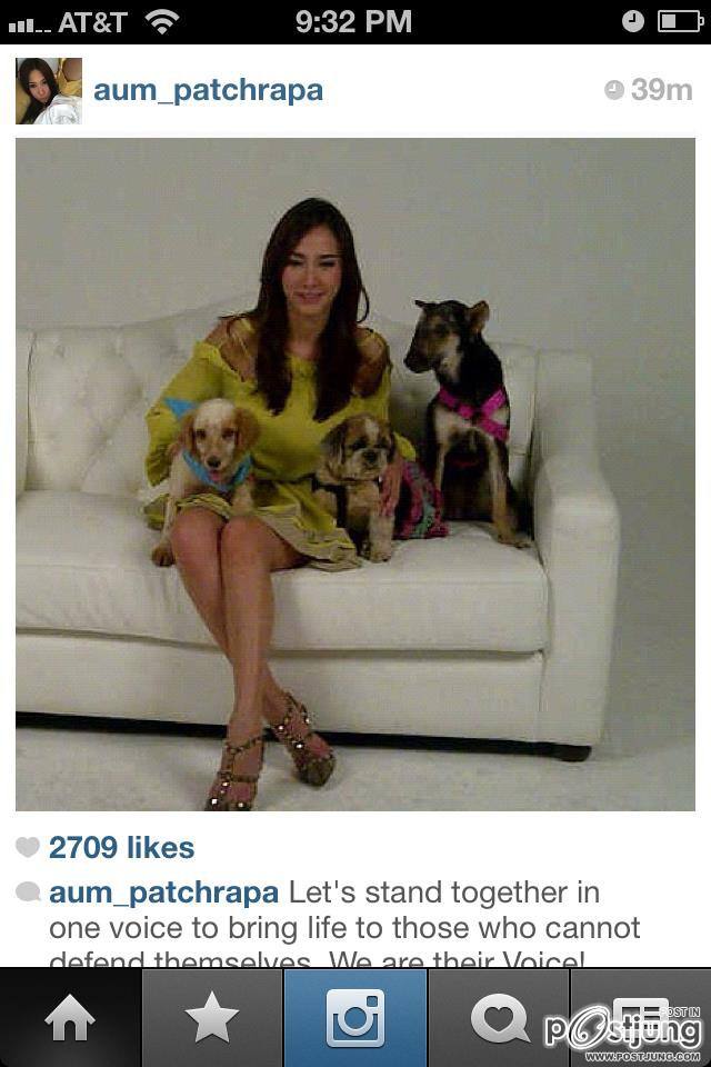 Aum Patchrapa >>>New Instagram Update !!