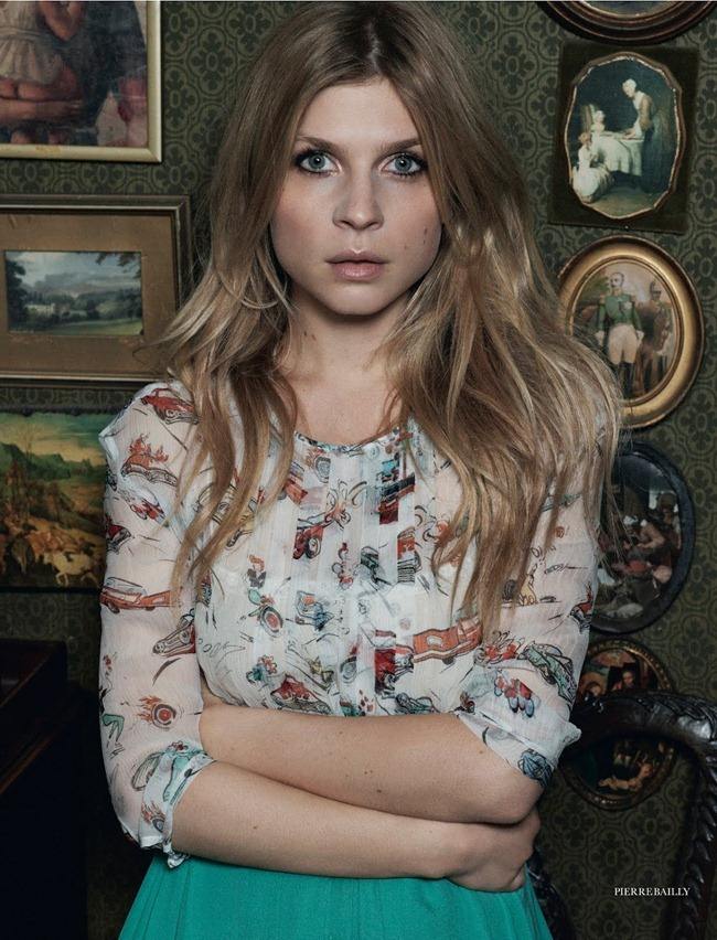 ELLE UK: CLÉMENCE POÉSY BY PHOTOGRAPHER PIERRE BAILLY