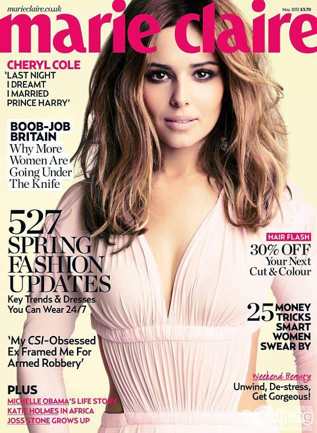 Cheryl Cole @ Marie Claire UK May 2012