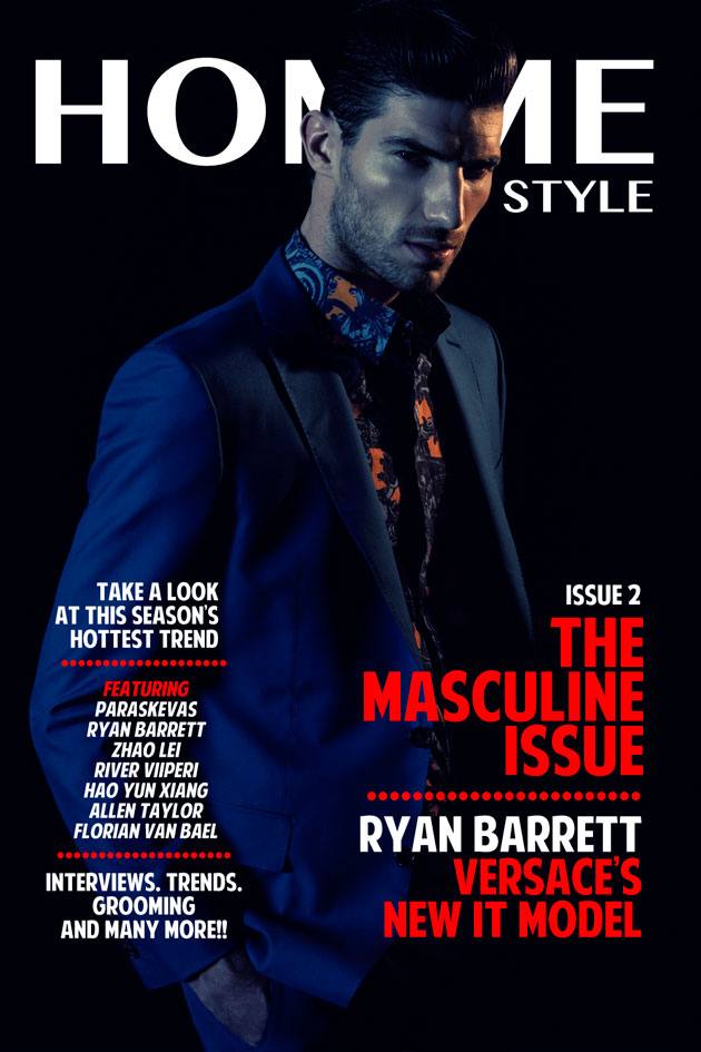 Ryan Barrett @ Homme Style issue 2 S/S 2012