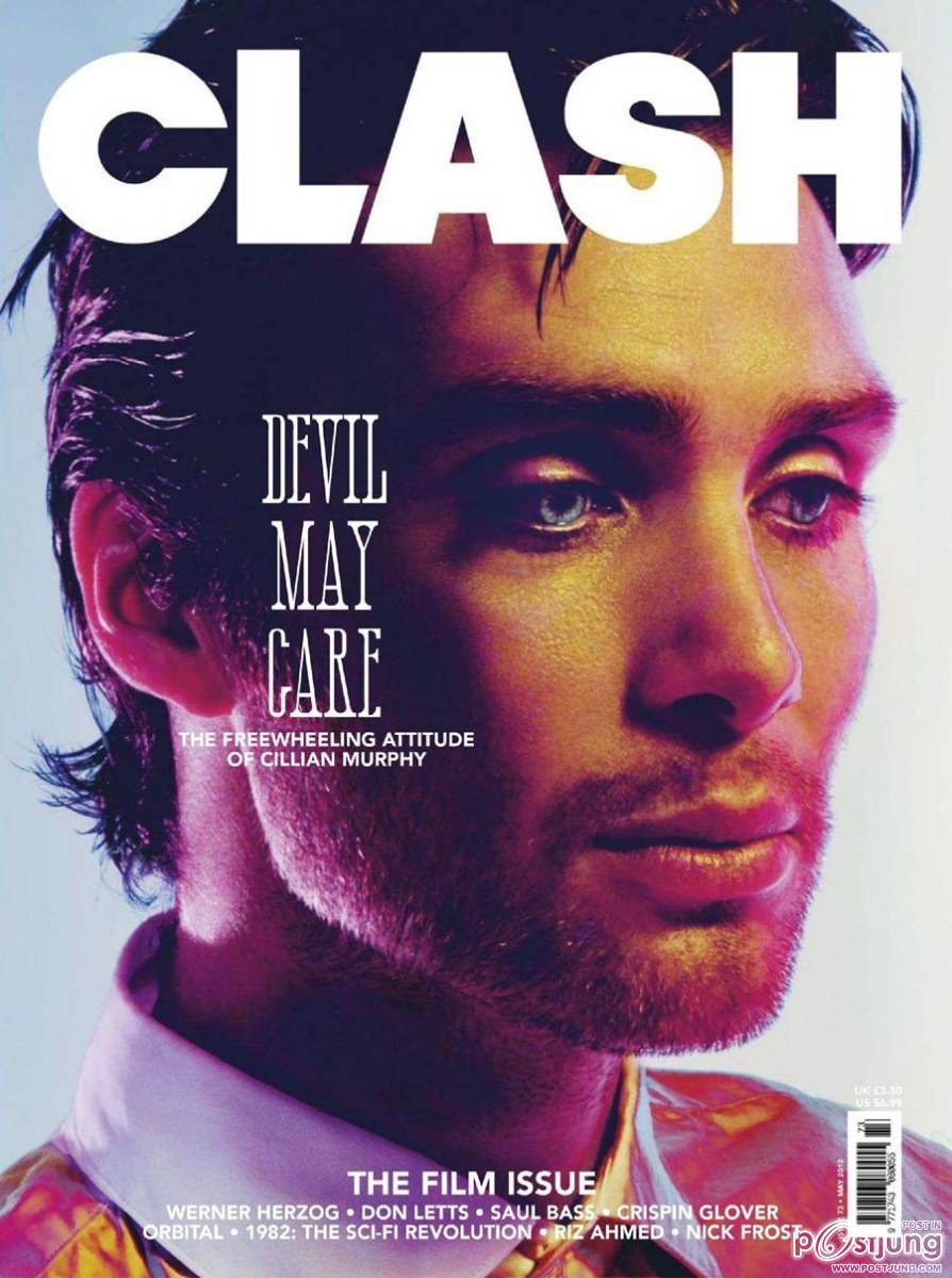 Cillian Murphy @ Clash Magazine issue 73 May 2012