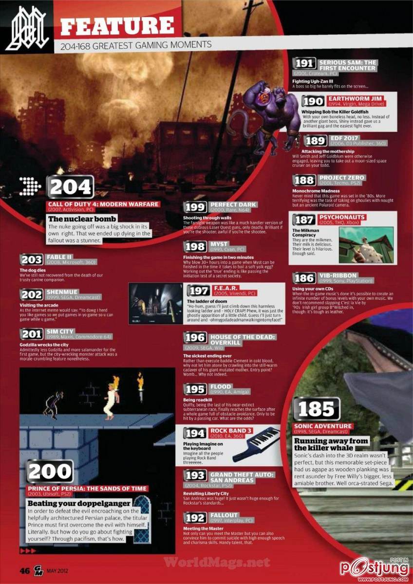 250 Greatest Gaming Moments @ Gamesmaster UK May 2012