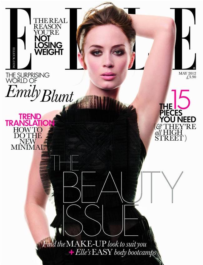 Emily Blunt @ Elle UK May 2012