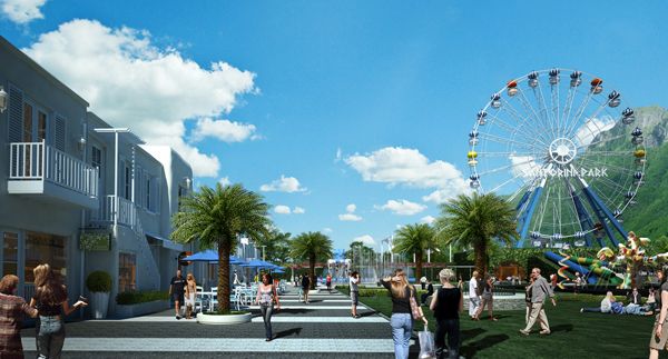 Santorini Park  ซานโตรินี พาร์ค ชะอำ แหล่งช้อปปิ้งรูปแบบใหม่