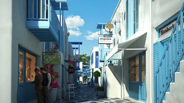 Santorini Park  ซานโตรินี พาร์ค ชะอำ แหล่งช้อปปิ้งรูปแบบใหม่