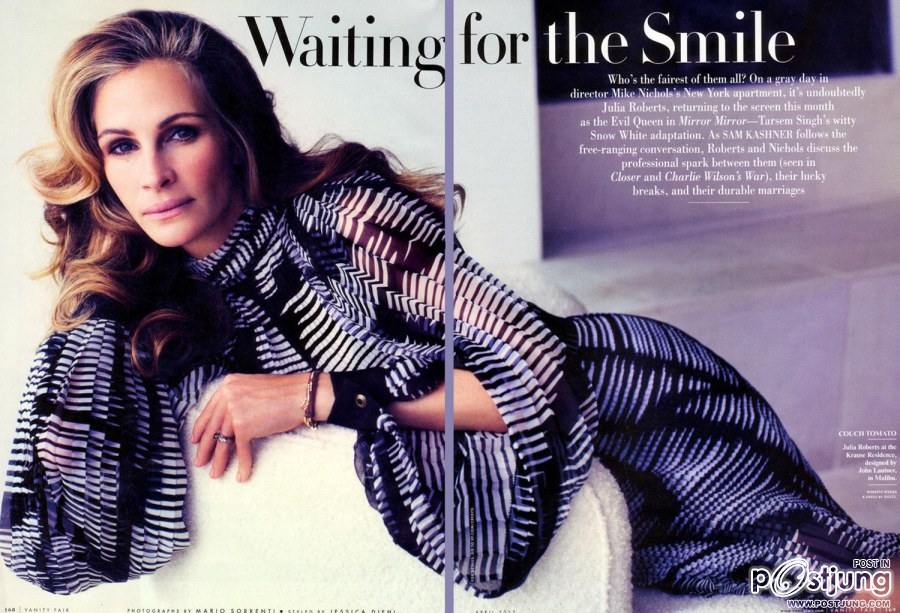 Julia Roberts @ Vanity Fair April 2012