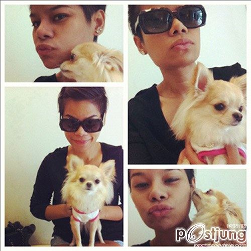 โพสท่าเริ่ดๆกับโอปอล์