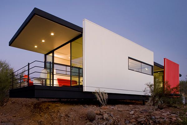 Prefab Desert Homes - modern sustainable prefab home