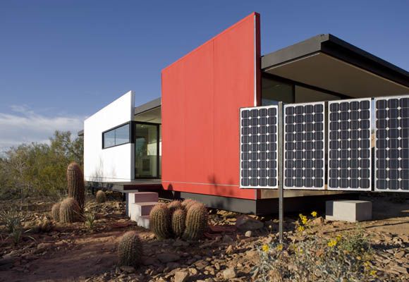 Prefab Desert Homes - modern sustainable prefab home
