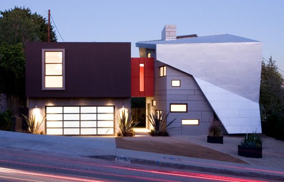 Modern Home in L.A. - scattered windows & cut-outs