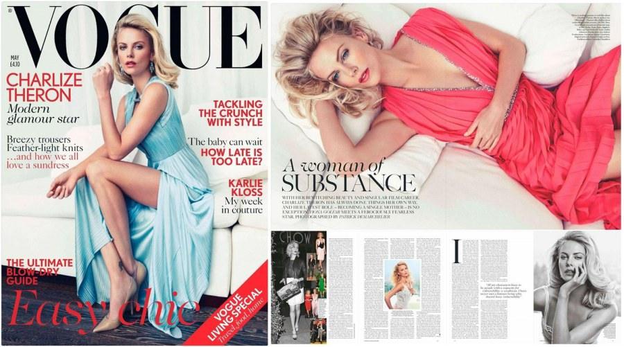 Charlize Theron @ Vogue UK May 2012