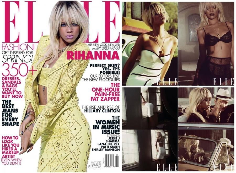 Rihanna @ Elle US May 2012