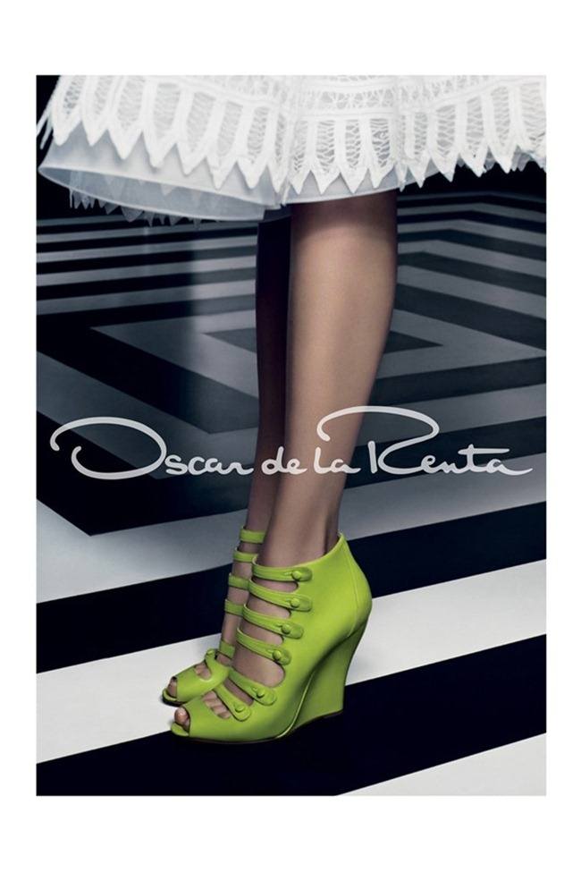 CAMPAIGN: KARLIE KLOSS FOR OSCAR DE LA RENTA SPRING 2012 BY PHOTOGRAPHER CRAIG MCDEAN