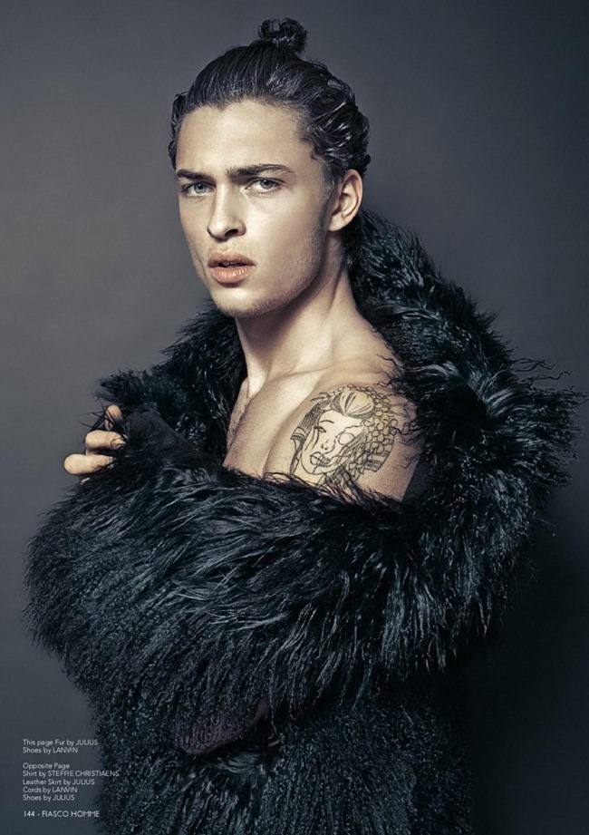 FIASCO MAGAZINE: HARVEY NEWTON HAYDON IN "DARK MATERIAL" BY PHOTOGRAPHER DINAH HAYT