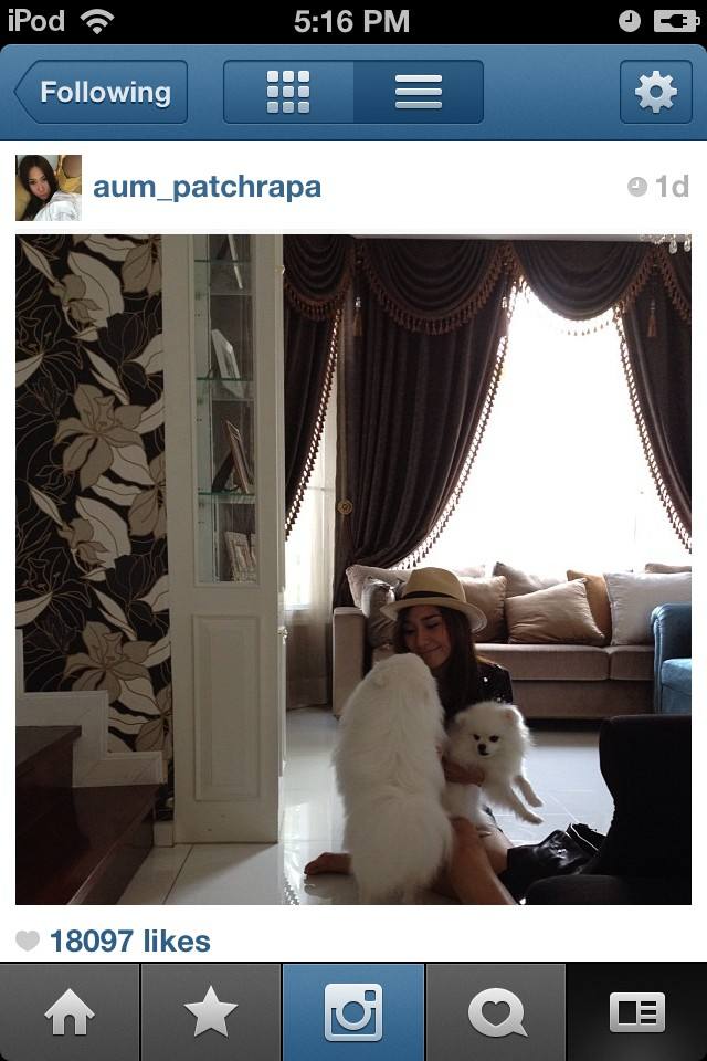 อั้ม พัชราภา Instagram สวยเก๋เป๊ะเริ่ด