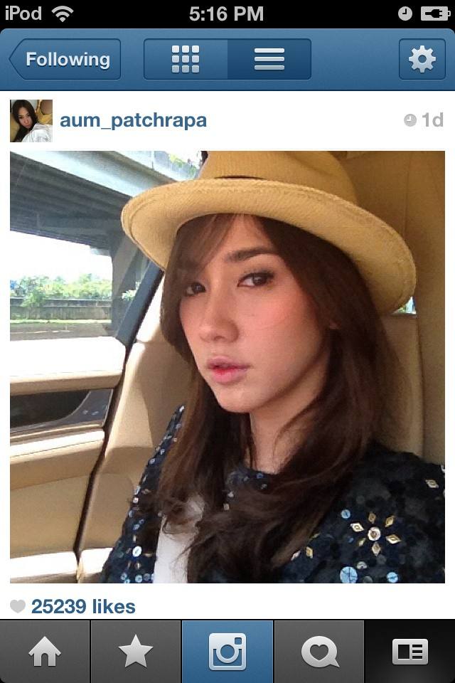 อั้ม พัชราภา Instagram สวยเก๋เป๊ะเริ่ด